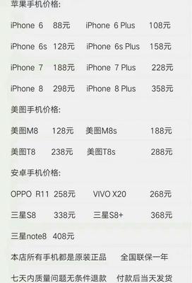 苹果手机价格表与市场影响力深度解析
