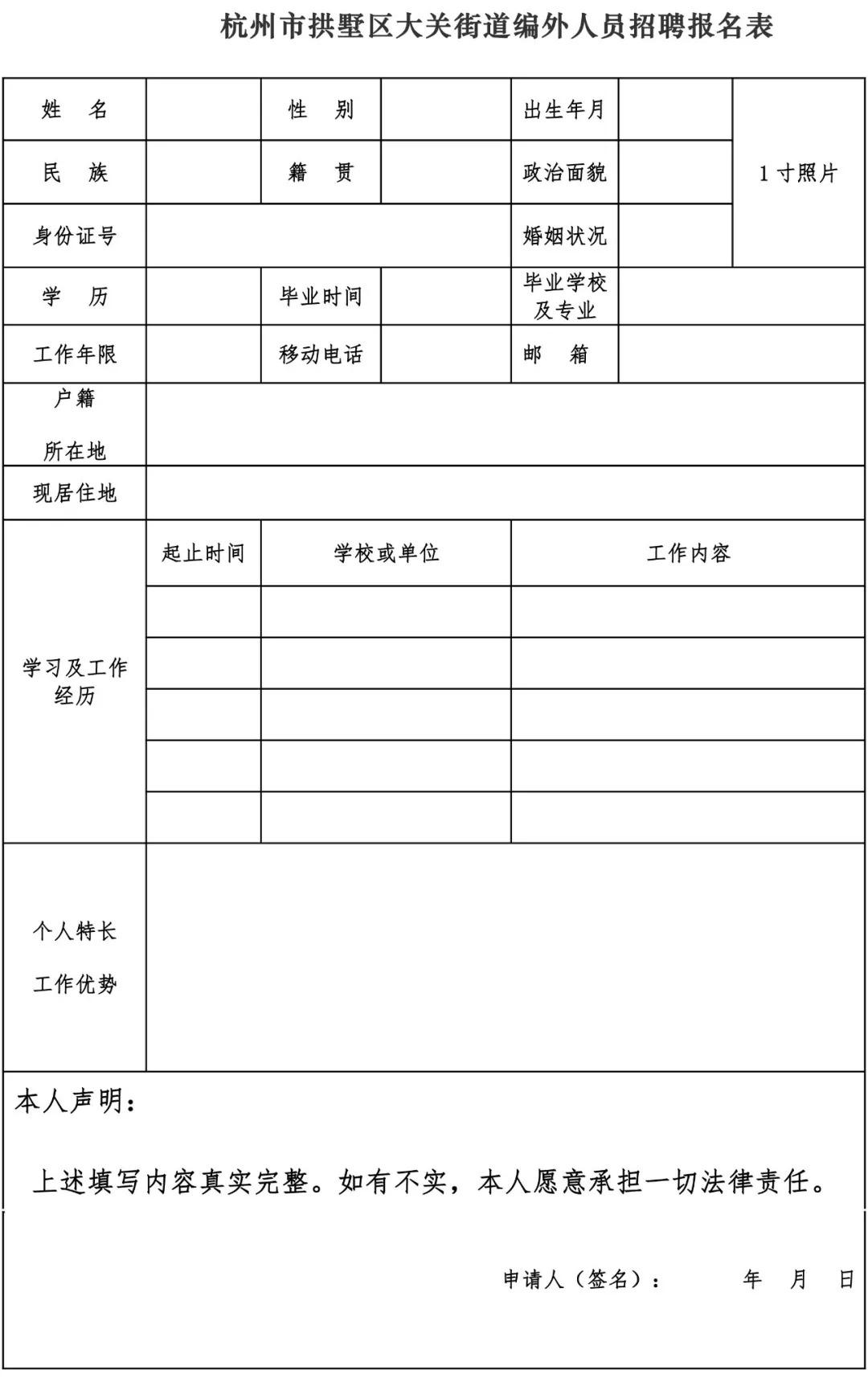 拱墅区科学技术和工业信息化局招聘启事概览