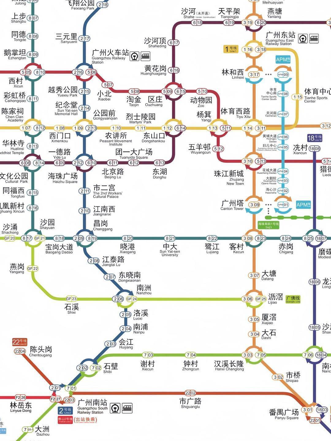 广州地铁最新线路图全景概览